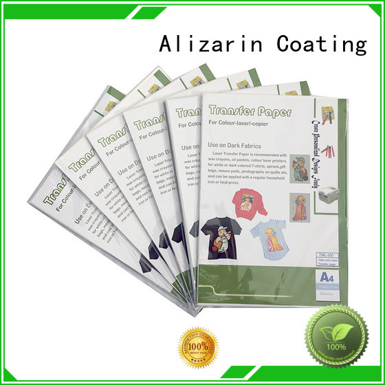 Alizarin laser printer transfer paper suppliers for garments