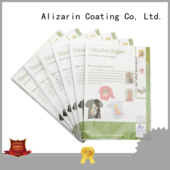 Alizarin high-quality self weeding transfer paper supply for garments