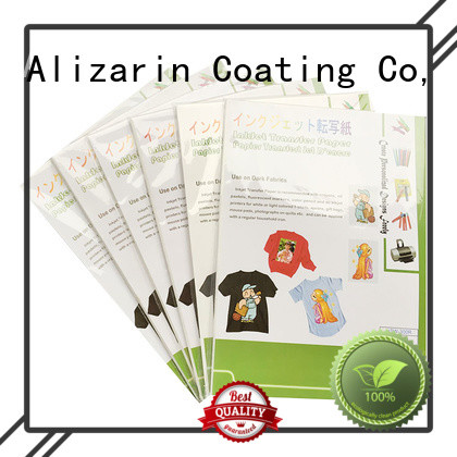 Alizarin wholesale inkjet transfer paper manufacturers for dark fabric