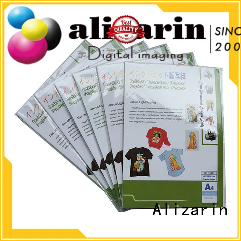 Alizarin high-quality inkjet transfer paper supply for garments
