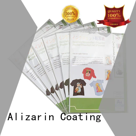 Alizarin inkjet heat transfer paper for business for arts and crafts