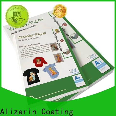 Alizarin color laser transfer paper manufacturers for handbags