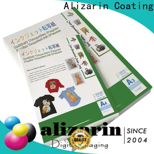 Alizarin inkjet transfer paper for t shirts for business for garments