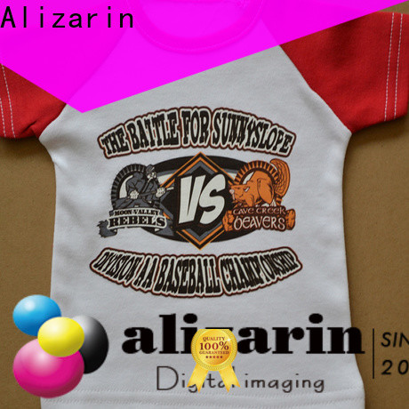 Alizarin top eco-solvent printable vinyl supply for uniforms