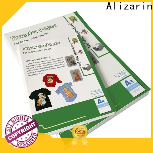 Alizarin high-quality color laser transfer paper for business for magnetic material
