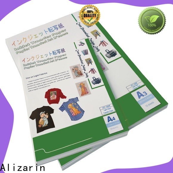 Alizarin high-quality inkjet heat transfer paper supply for clothes