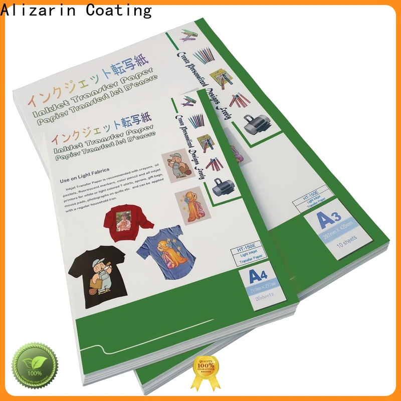 Alizarin heat transfer paper factory for clothes