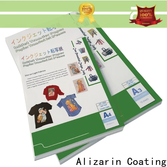 Alizarin custom inkjet printer transfer paper for business for textiles