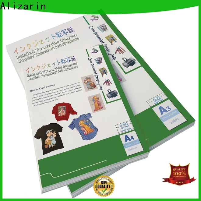 Alizarin latest inkjet heat transfer paper suppliers for arts and crafts
