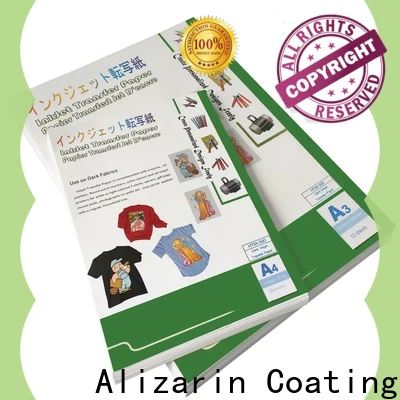 Alizarin heat transfer paper for business for textiles