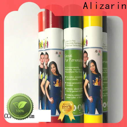 Alizarin latest heat transfer vinyl roll manufacturers for clothing