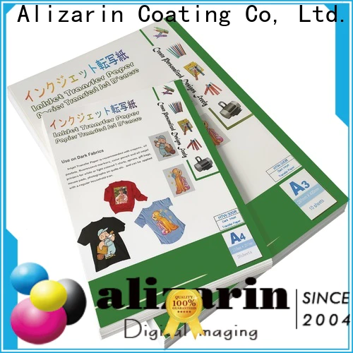 Alizarin latest inkjet transfer paper factory for digital transfer