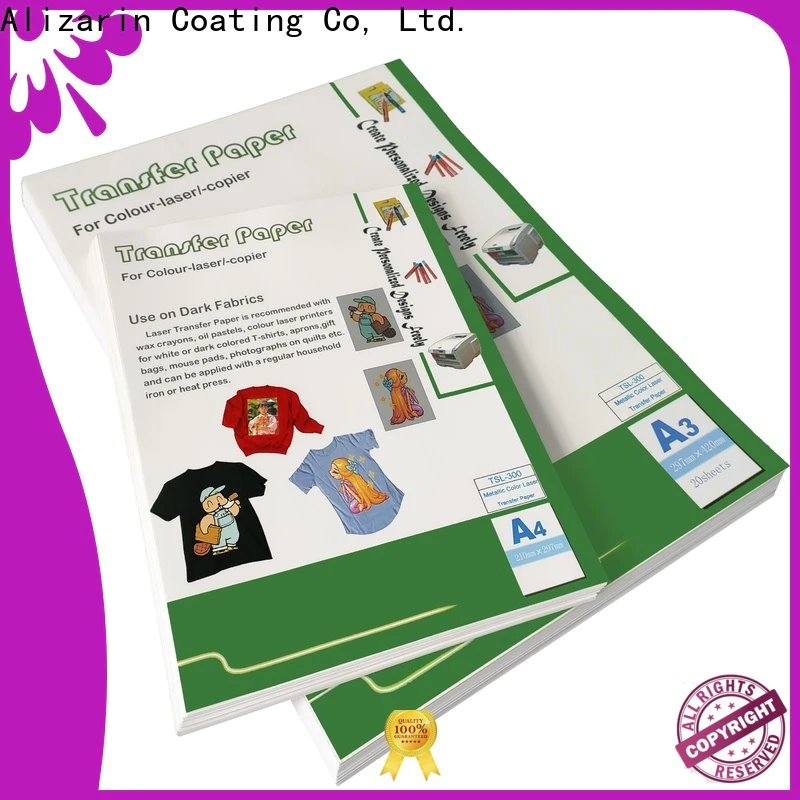 custom laser transfer paper manufacturers for art papers