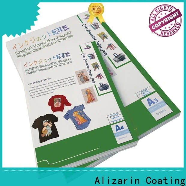 Alizarin inkjet printer transfer paper manufacturers for garments