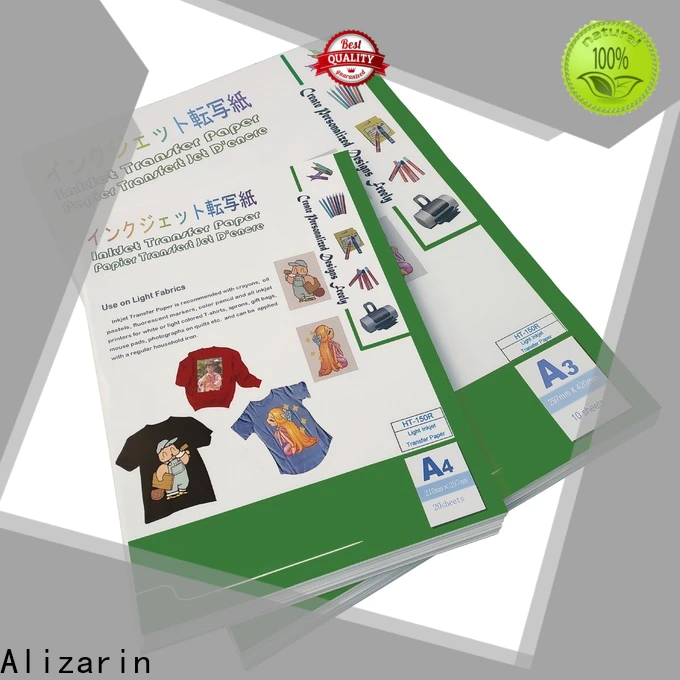 Alizarin inkjet transfer paper for t shirts suppliers for textiles