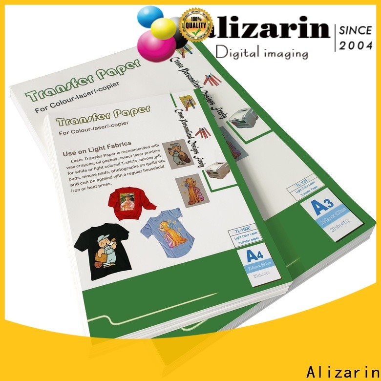 Alizarin best laser transfer paper supply for handbags