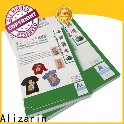 Alizarin high-quality inkjet transfer paper for t shirts factory for arts and crafts