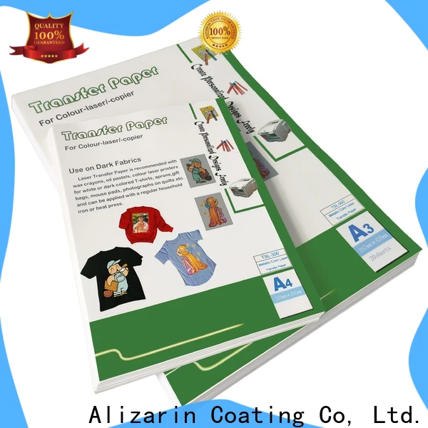 Alizarin laser heat transfer paper factory for garments