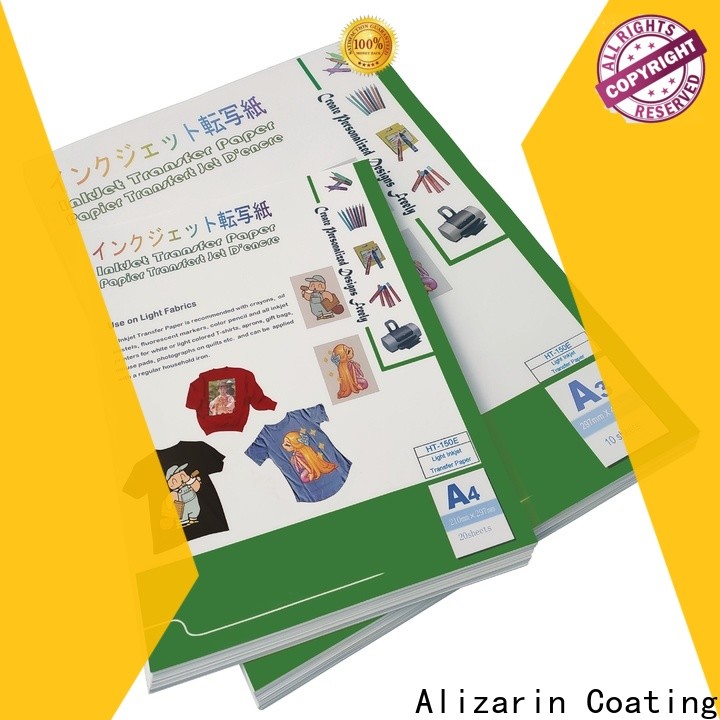 Alizarin inkjet transfer paper for t shirts manufacturers for canvas
