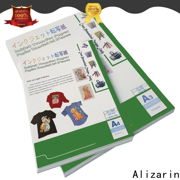 Alizarin inkjet transfer paper supply for clothes