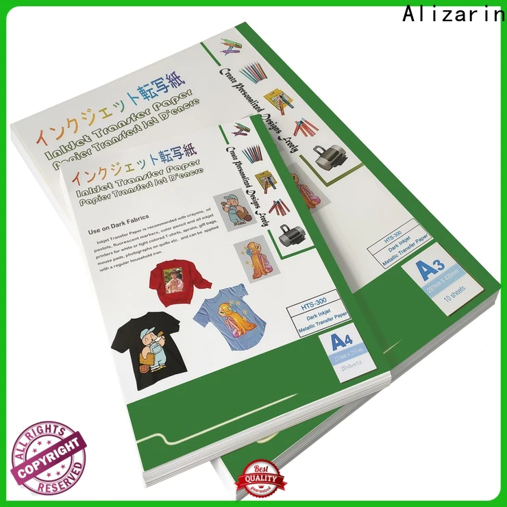 Alizarin new inkjet heat transfer paper factory for clothes