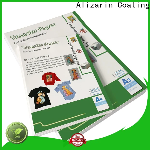 Alizarin laser printer transfer paper factory for garments