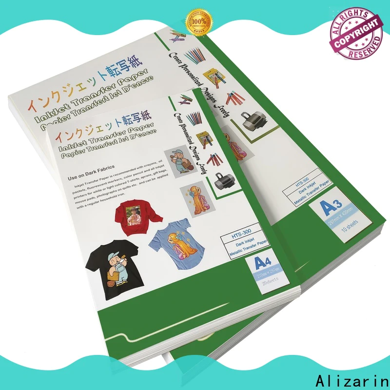 Alizarin latest inkjet printer transfer paper supply for arts and crafts