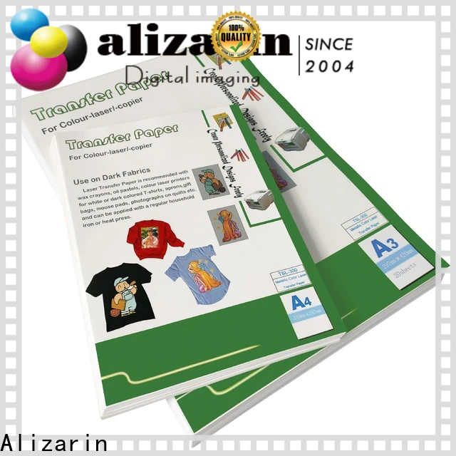 Alizarin color laser transfer paper for business for magnetic material