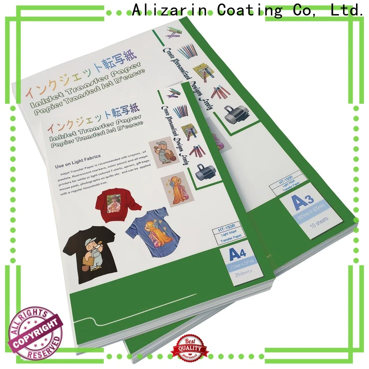 Alizarin inkjet printer transfer paper suppliers for arts and crafts