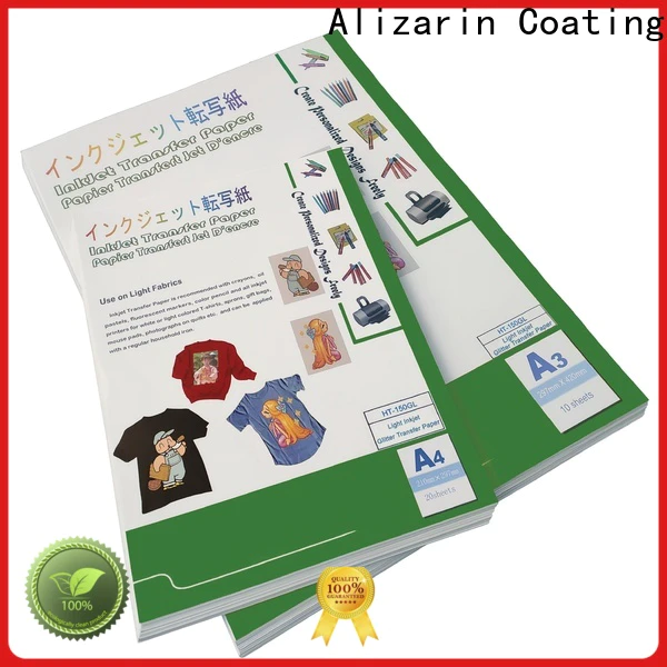 Alizarin inkjet transfer paper for t shirts factory for textiles