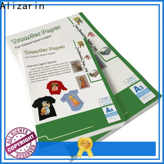 Alizarin laser heat transfer paper factory for art papers