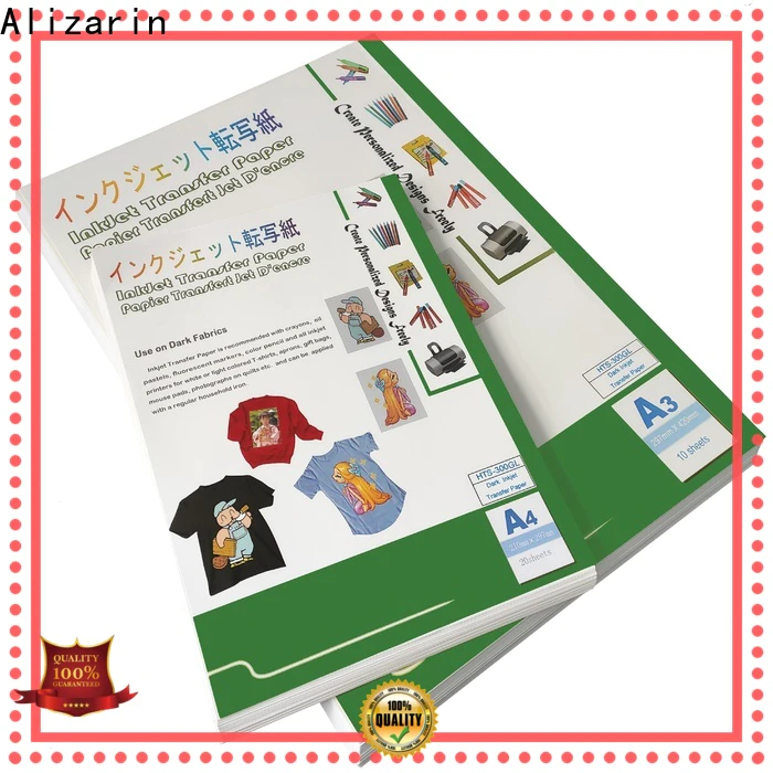 Alizarin latest fabric transfer paper factory for garments