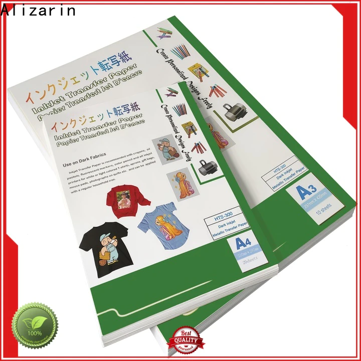 Alizarin new inkjet transfer paper manufacturers for clothes