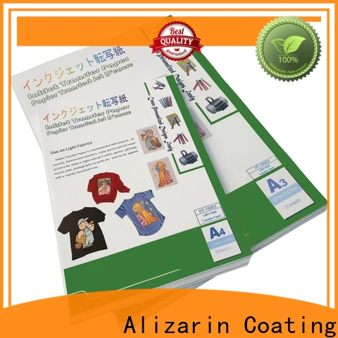 Alizarin new inkjet iron on transfer paper company for cotton bags