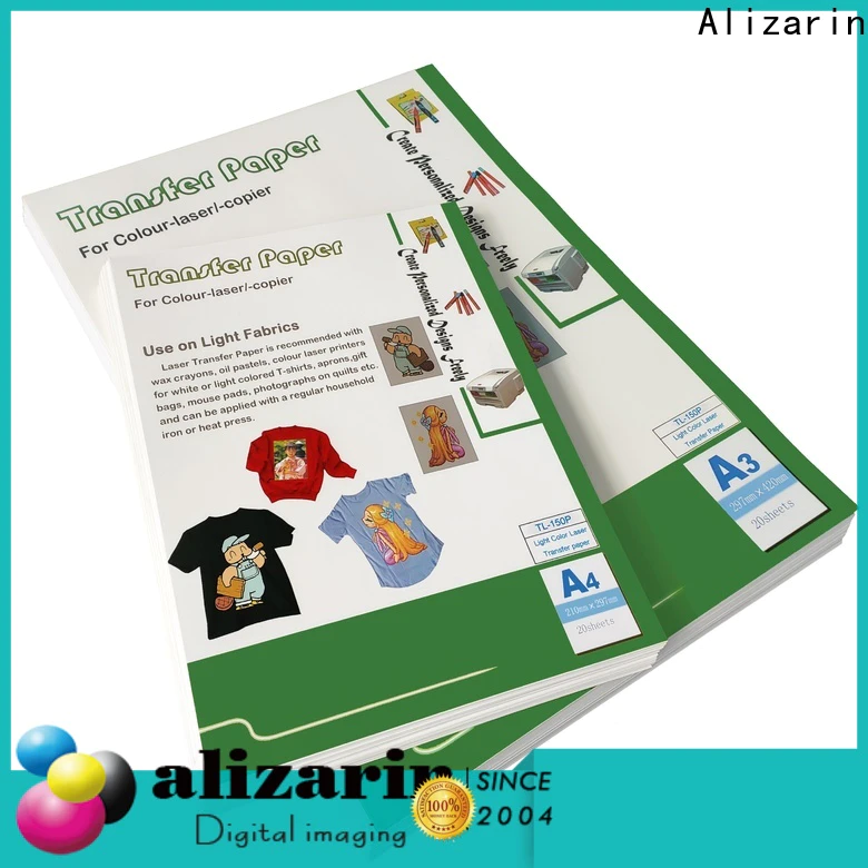 Alizarin laser transfer paper for business for leather articles