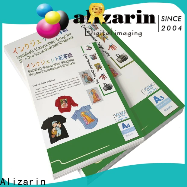 Alizarin inkjet printer transfer paper manufacturers for arts and crafts