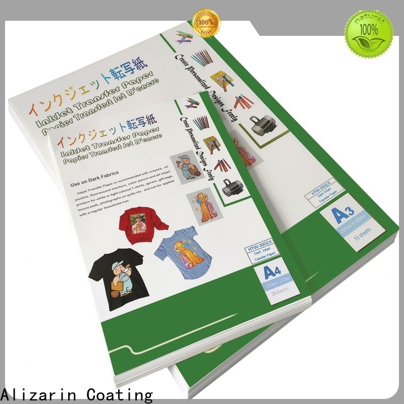 Alizarin new iron on inkjet transfer paper company for t-shirts