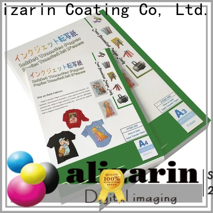 Alizarin latest inkjet heat transfer paper company for garments