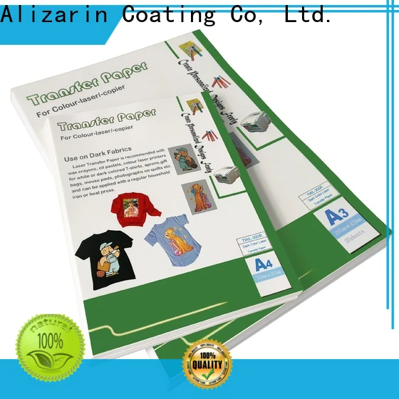 Alizarin color laser transfer paper suppliers for garments