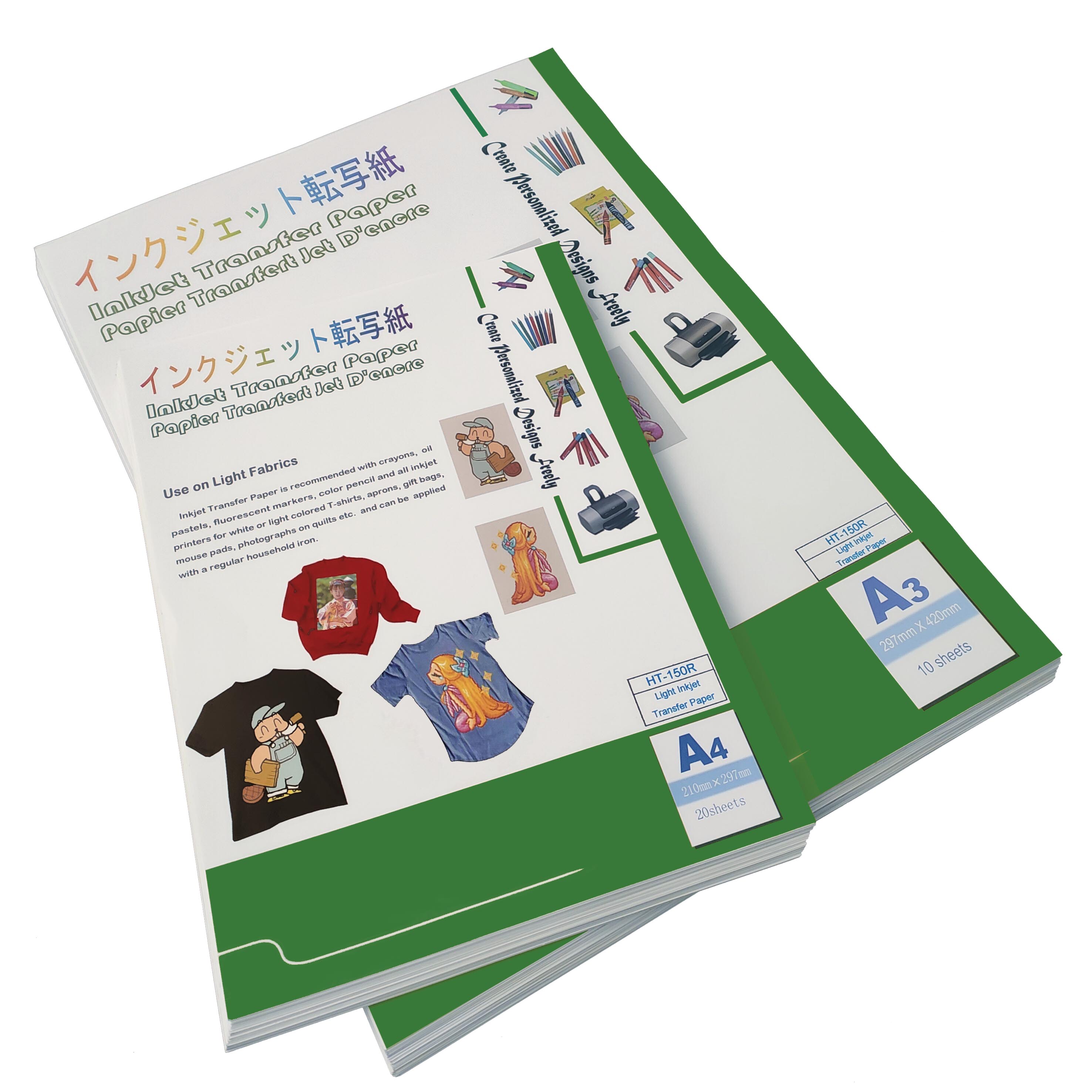 Inkjet Transfer Paper-Light Fabrics