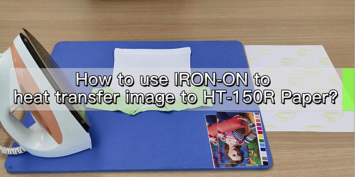 How To Use Ironon To Heat Transfer Image To Ht150r Paper. Alizarin