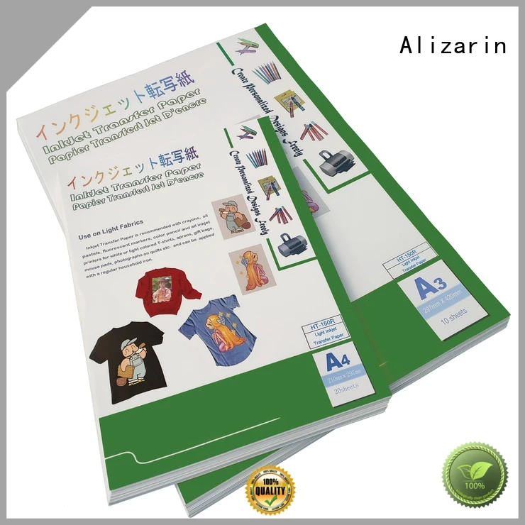 Alizarin custom heat transfer paper manufacturers for arts and crafts