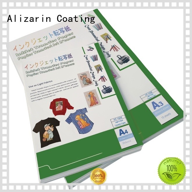 Alizarin heat transfer paper suppliers for garments