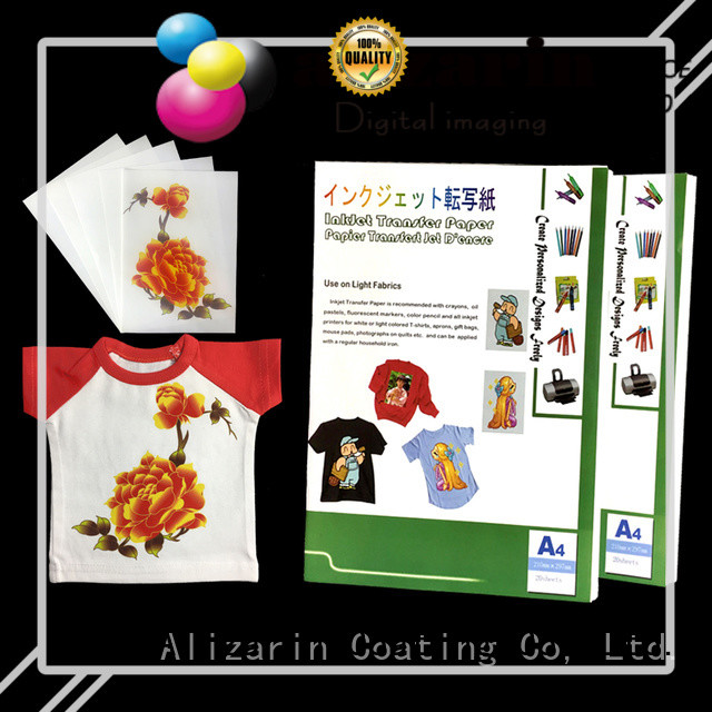 Alizarin inkjet transfer paper for business for textiles
