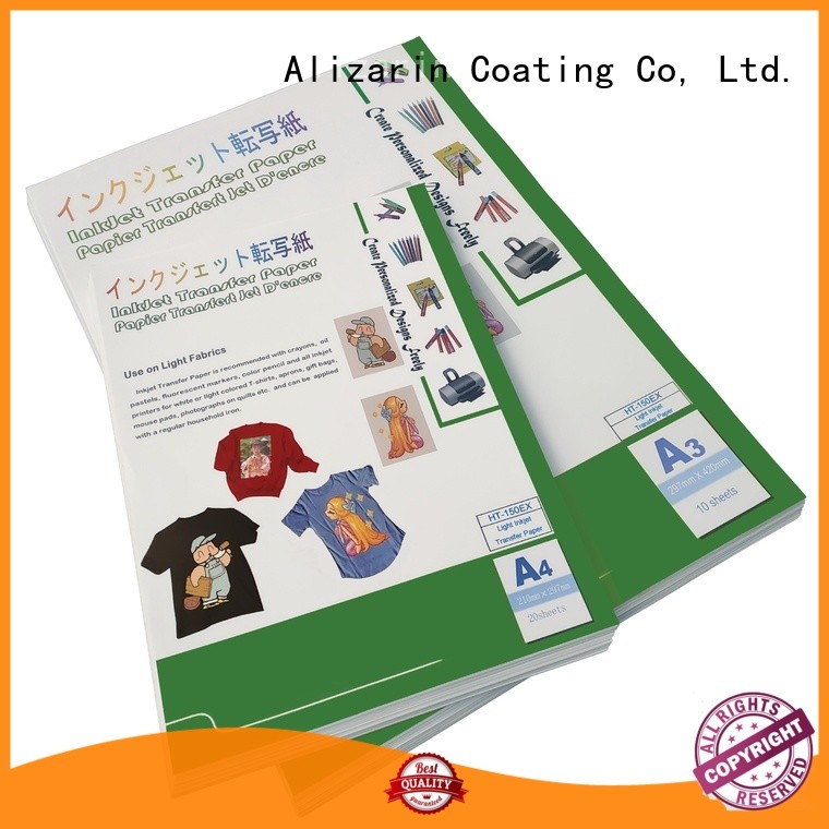 Alizarin best iron on transfer paper factory for light fabric