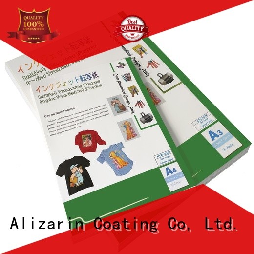 Alizarin inkjet transfer paper supply for dar t-shirt