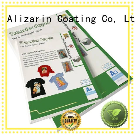 Alizarin custom laser transfer paper for business for art papers